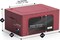 Sorbus 1 Pack Storage Bin with Metal Frame - Stackable & Foldable Bedding, Linen, and Clothes Organizer Bags with Window and Handles